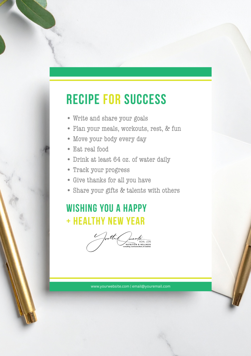 RECIPE FOR SUCCESS